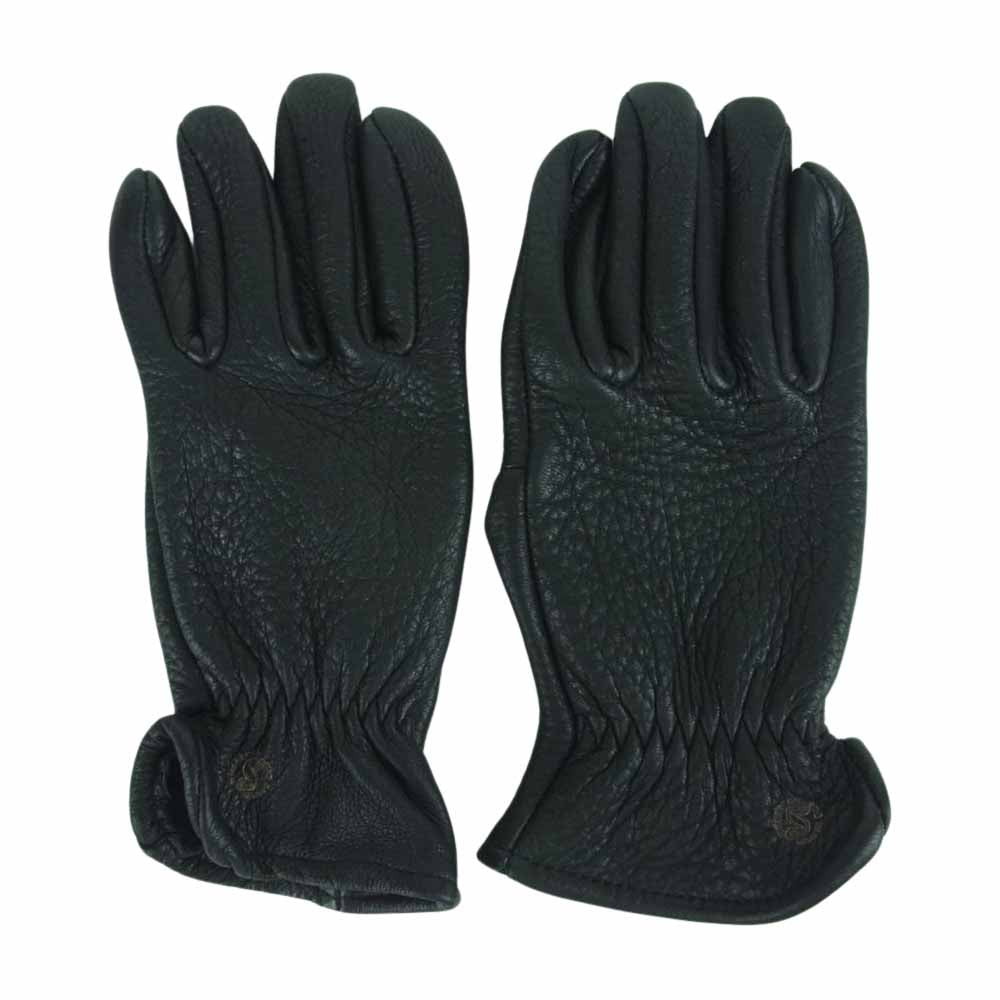 サリバングローブ ELK ROPER レディース エルク レザー グローブ 手袋 ブラック系【中古】