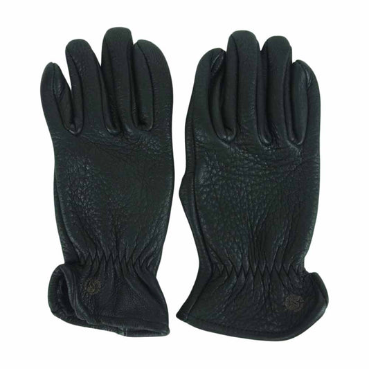 サリバングローブ ELK ROPER レディース エルク レザー グローブ 手袋 ブラック系【中古】