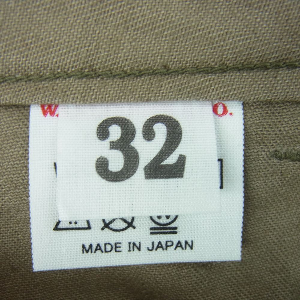 WAREHOUSE ウエアハウス Lot 1218 MILITARY HERRINGBONE SHORTS ミリタリー ヘリンボーン ショーツ ベイカー ショート パンツ ブラウン系 32【中古】