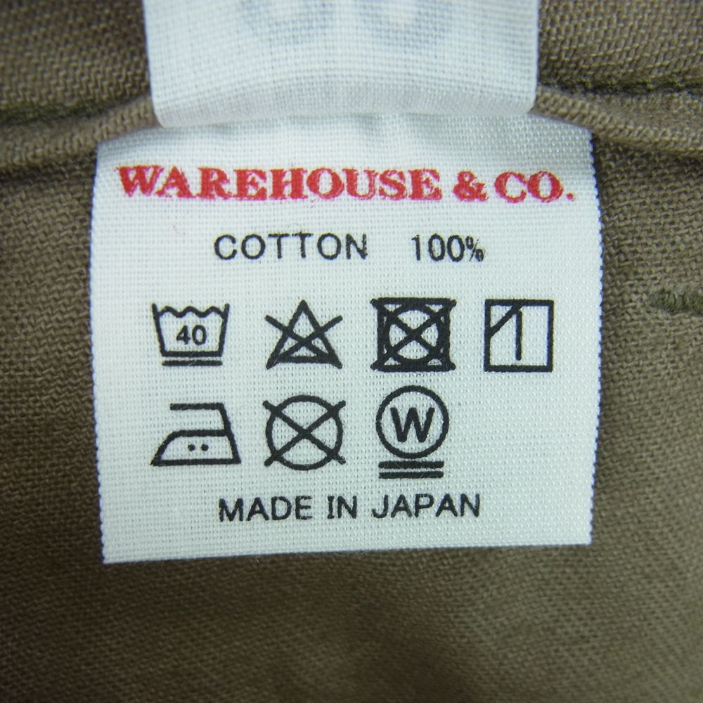 WAREHOUSE ウエアハウス Lot 1218 MILITARY HERRINGBONE SHORTS ミリタリー ヘリンボーン ショーツ ベイカー ショート パンツ ブラウン系 32【中古】