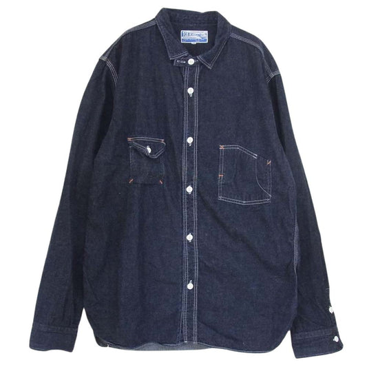 TCBジーンズ TCB-5 Catlight Shirts Denim キャットライト デニム シャツ 40【中古】