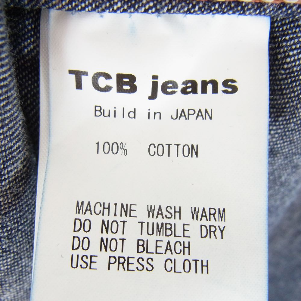 TCBジーンズ TCB-5 Catlight Shirts Denim キャットライト デニム シャツ 40【中古】