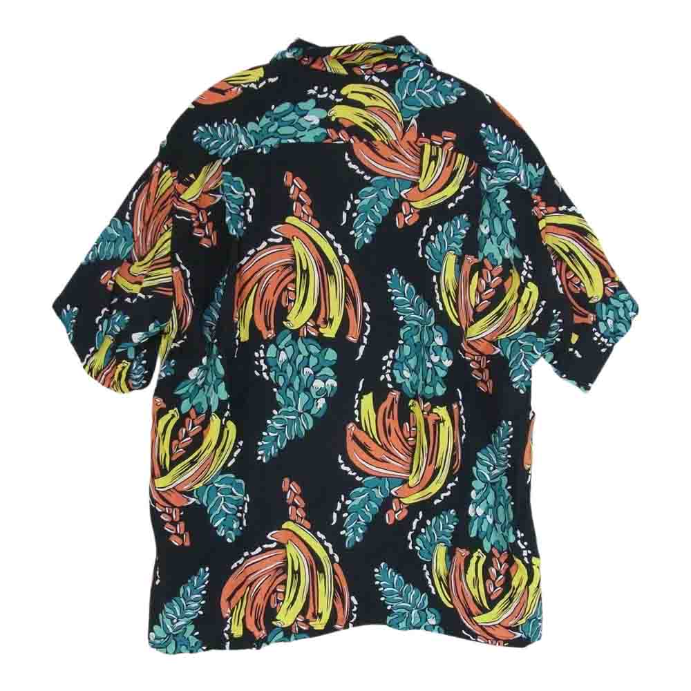 SUN SURF サンサーフ SS38794  RAYON HAWAIIAN SHIRT BANANA HARVEST レーヨン ハワイアン 半袖 シャツ L【中古】