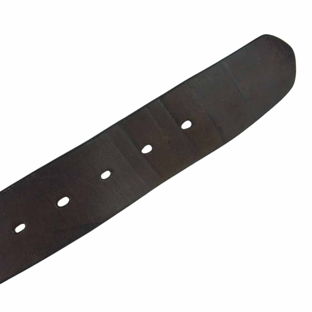 The REAL McCOY'S ザリアルマッコイズ BUCO MOTORCYCLE GARISON BELT SINGLE PIN ブコ ギャリソン ベルト ブラウン系 32【中古】