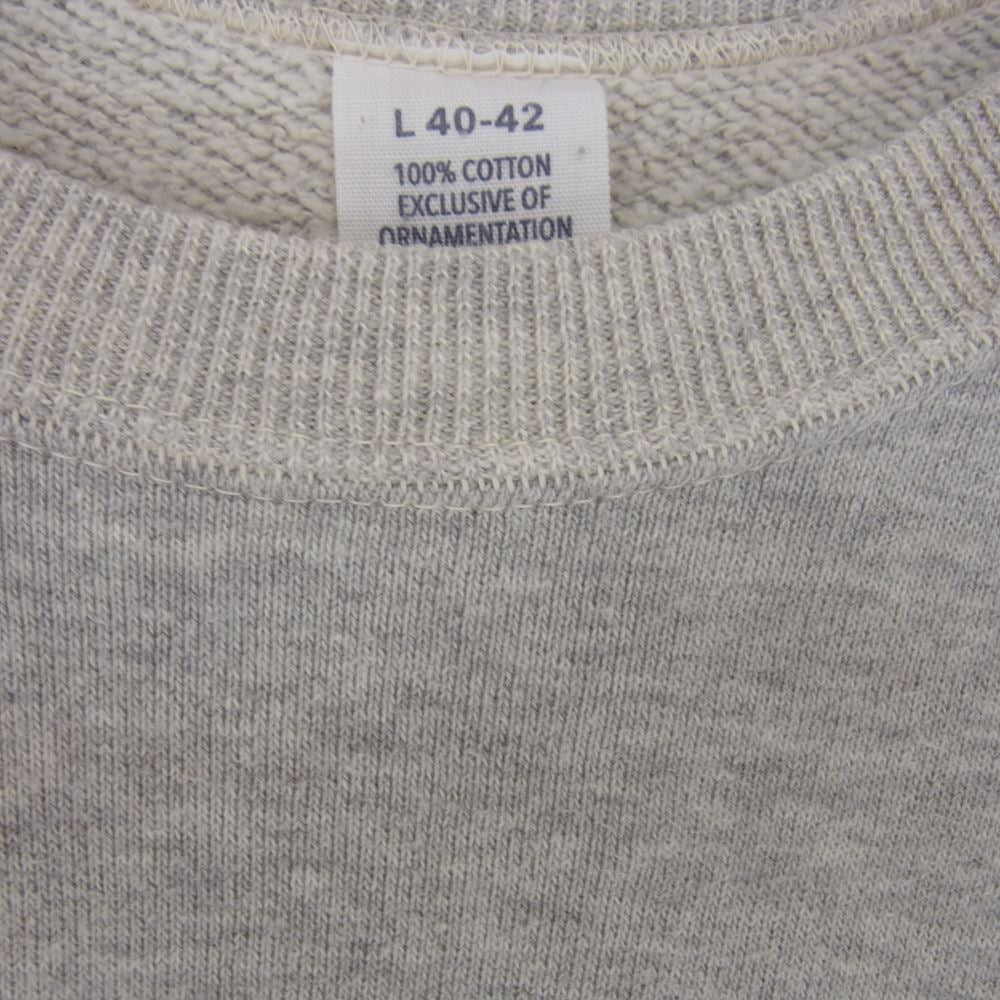 WAREHOUSE ウエアハウス 22AW Lot461 STOLEN プリント ロゴ スウェット グレー系 L【中古】