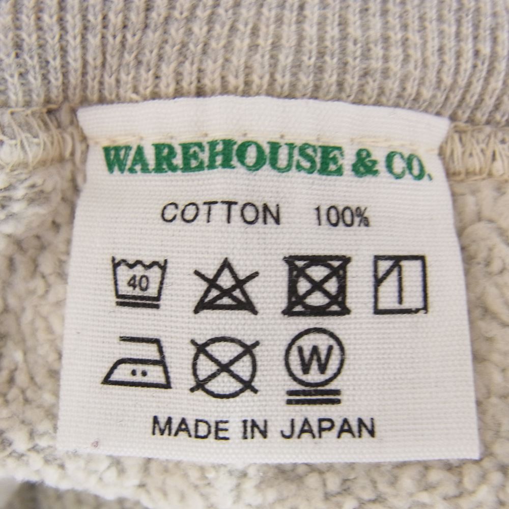 WAREHOUSE ウエアハウス 22AW Lot461 STOLEN プリント ロゴ スウェット グレー系 L【中古】