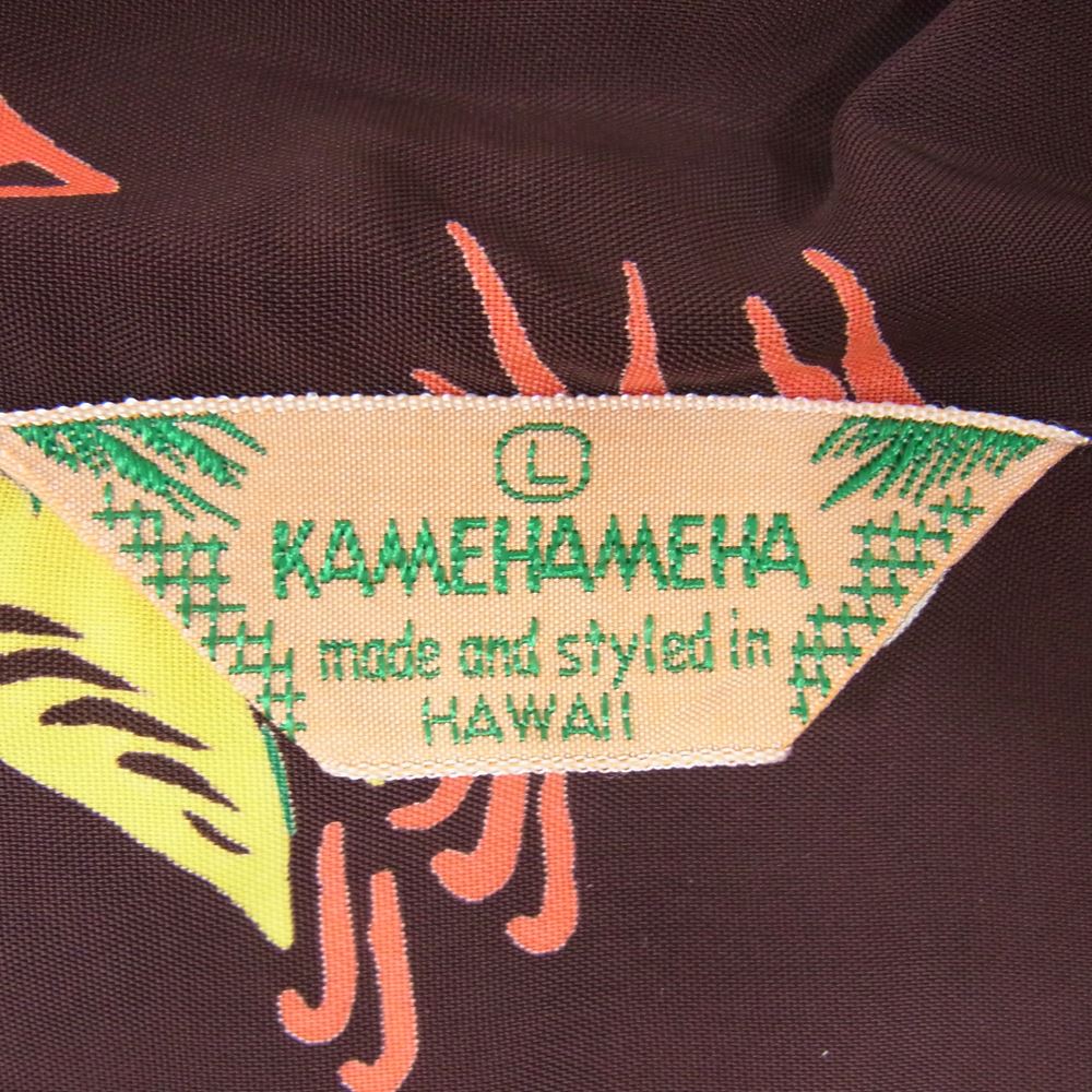 SUN SURF サンサーフ SS38680 SPECIAL EDITION MAYOR OF KAUNAKAKAI スペシャル エディション アロハ 半袖 シャツ マルチカラー系 ダークブラウン系 L【中古】