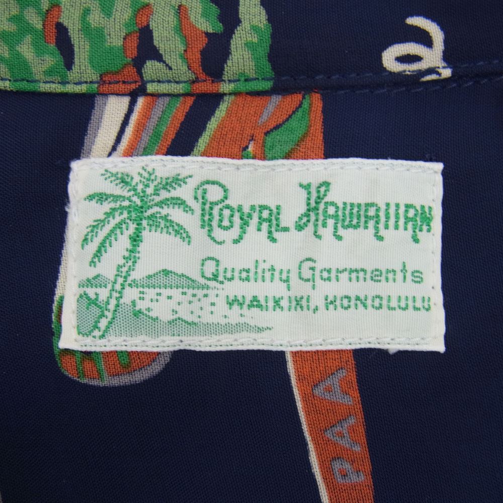 SUN SURF サンサーフ SS38865 SPECIAL EDITION PAA AIR TRAVEL スペシャル エディション アロハ 半袖 シャツ L【中古】