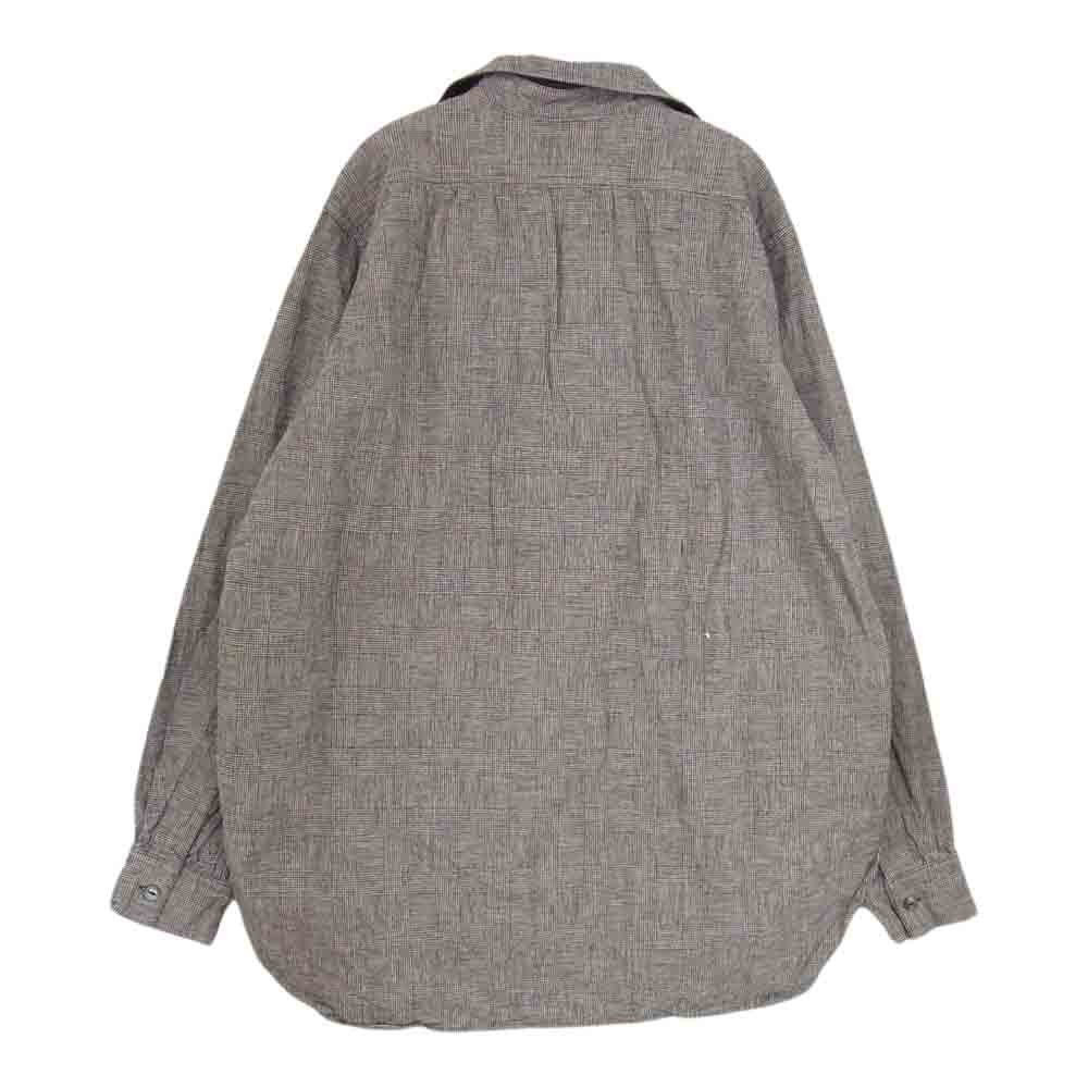 The REAL McCOY'S ザリアルマッコイズ MS22105 JOE McCOY ジョーマッコイ 8HU GLENNCHECK WORKSHIRT グレンチェックワークシャツ チンストラップ 長袖 シャツ ダークグレー系 16【中古】