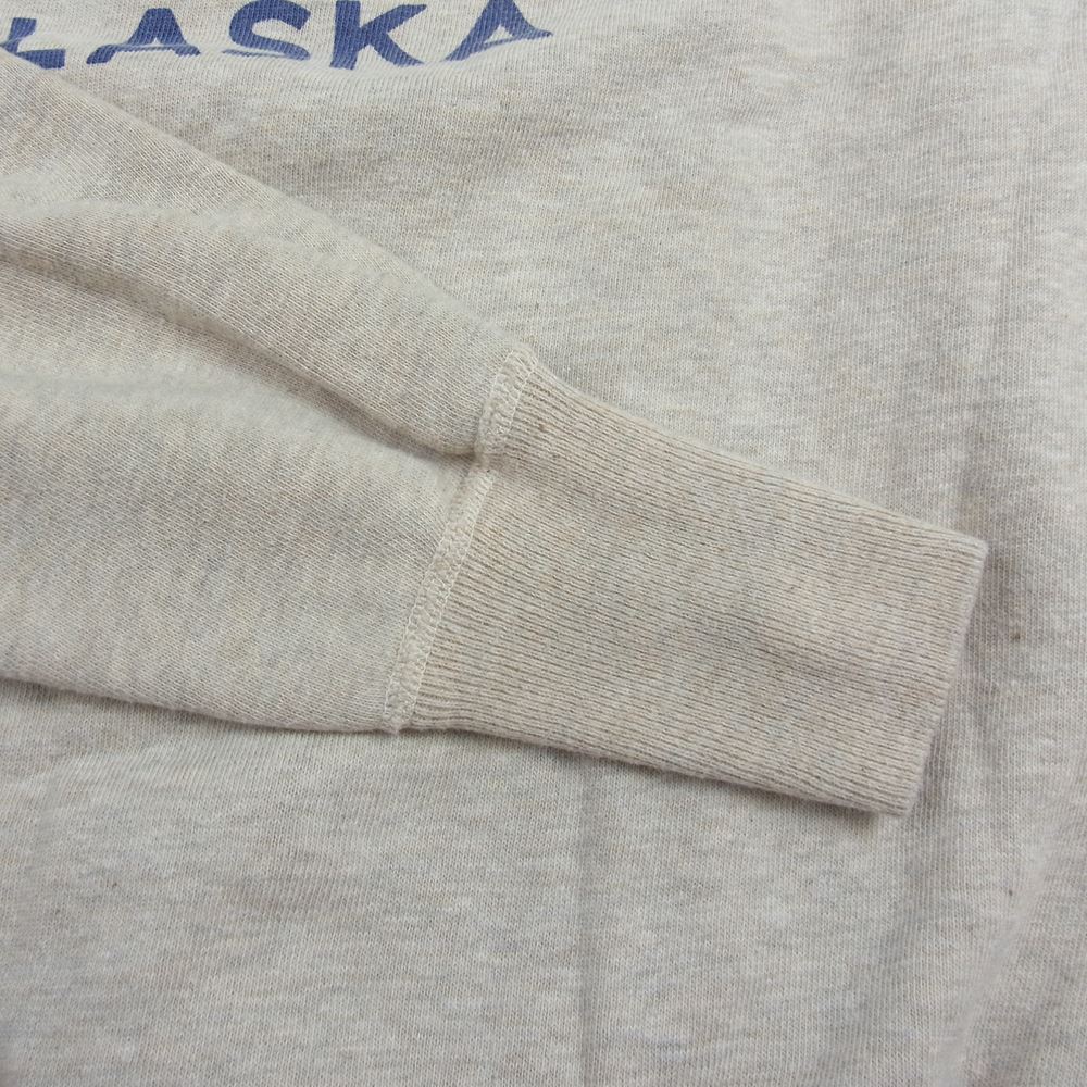 WAREHOUSE ウエアハウス 22AW Lot401 ALASKA 両V セットインプリント スウェット ライトブラウン系 42【中古】