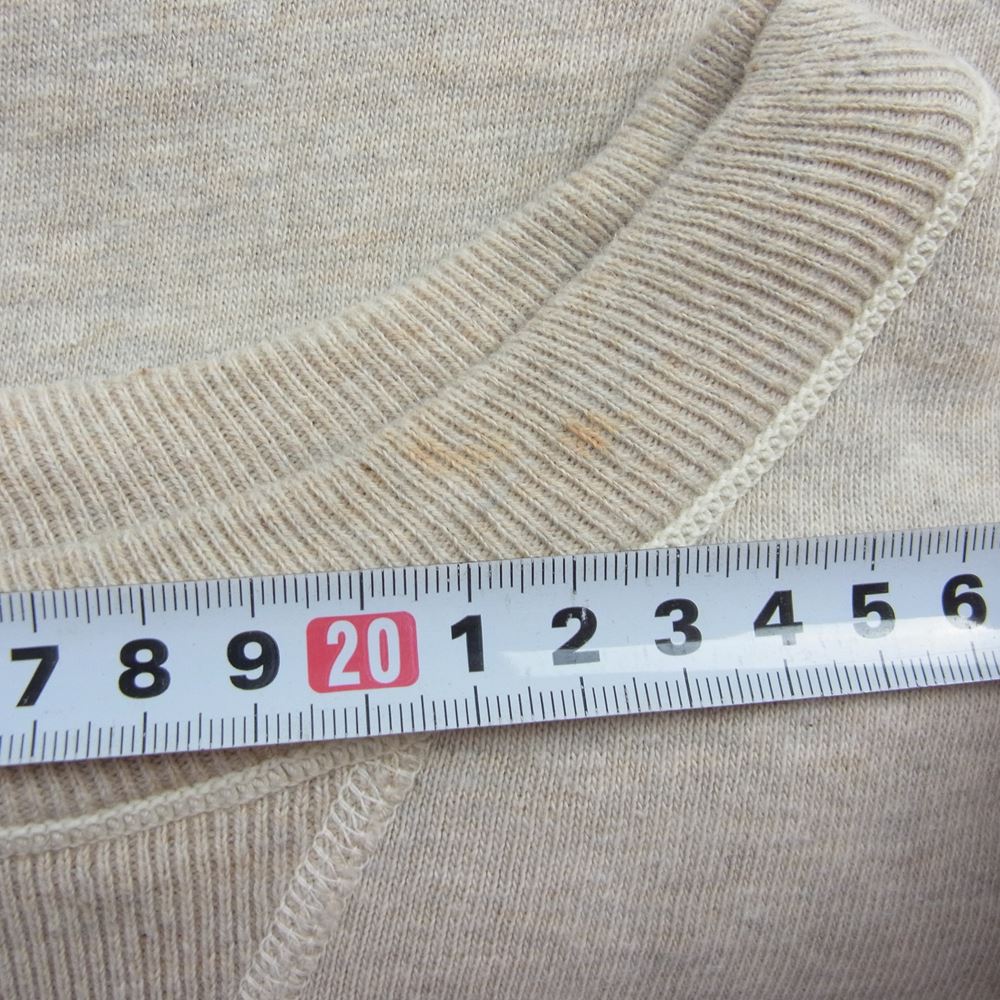 WAREHOUSE ウエアハウス 22AW Lot401 ALASKA 両V セットインプリント スウェット ライトブラウン系 42【中古】