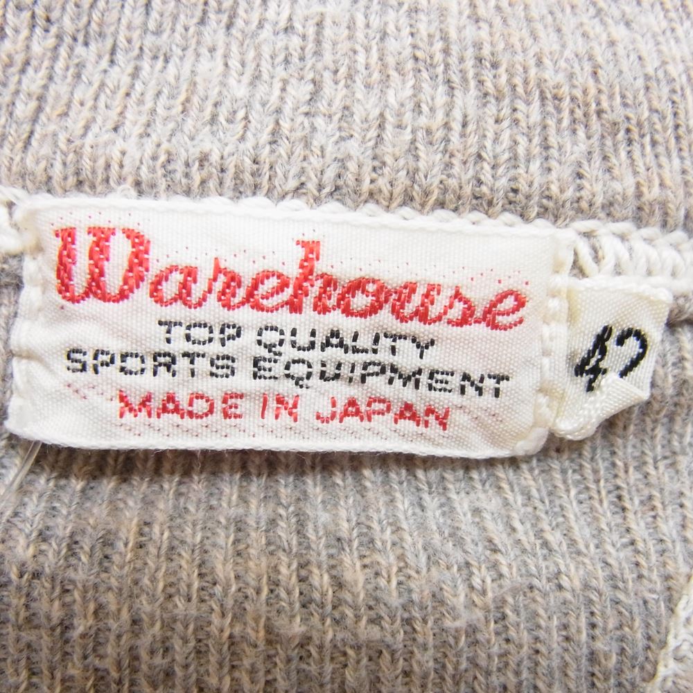 WAREHOUSE ウエアハウス 22AW Lot403 FORT KNOX 両V フリーダム スリーブ プリント スウェット グレー系 42【中古】
