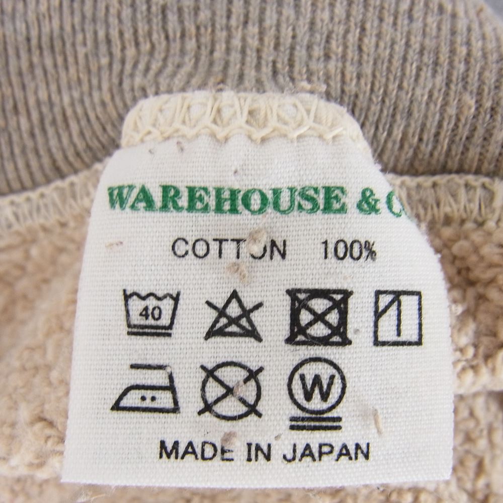 WAREHOUSE ウエアハウス 22AW Lot403 FORT KNOX 両V フリーダム スリーブ プリント スウェット グレー系 42【中古】