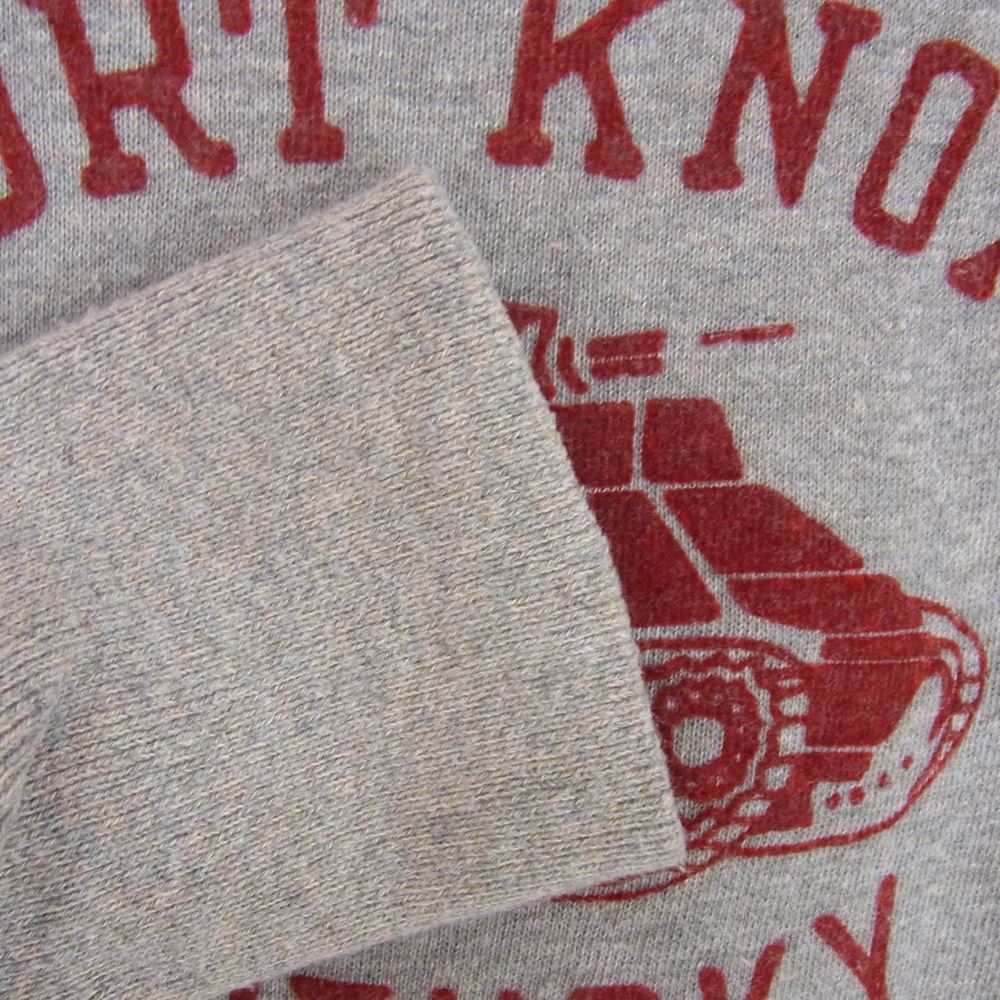 WAREHOUSE ウエアハウス 22AW Lot403 FORT KNOX 両V フリーダム スリーブ プリント スウェット グレー系 42【中古】