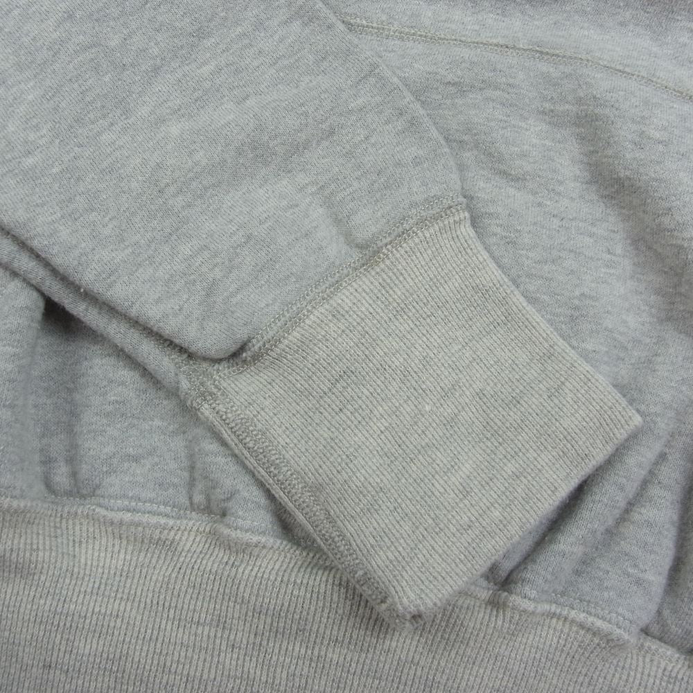 WAREHOUSE ウエアハウス Lot462 Sweat Raglan Hoodn ロゴ プリント パーカー グレー系 L【中古】