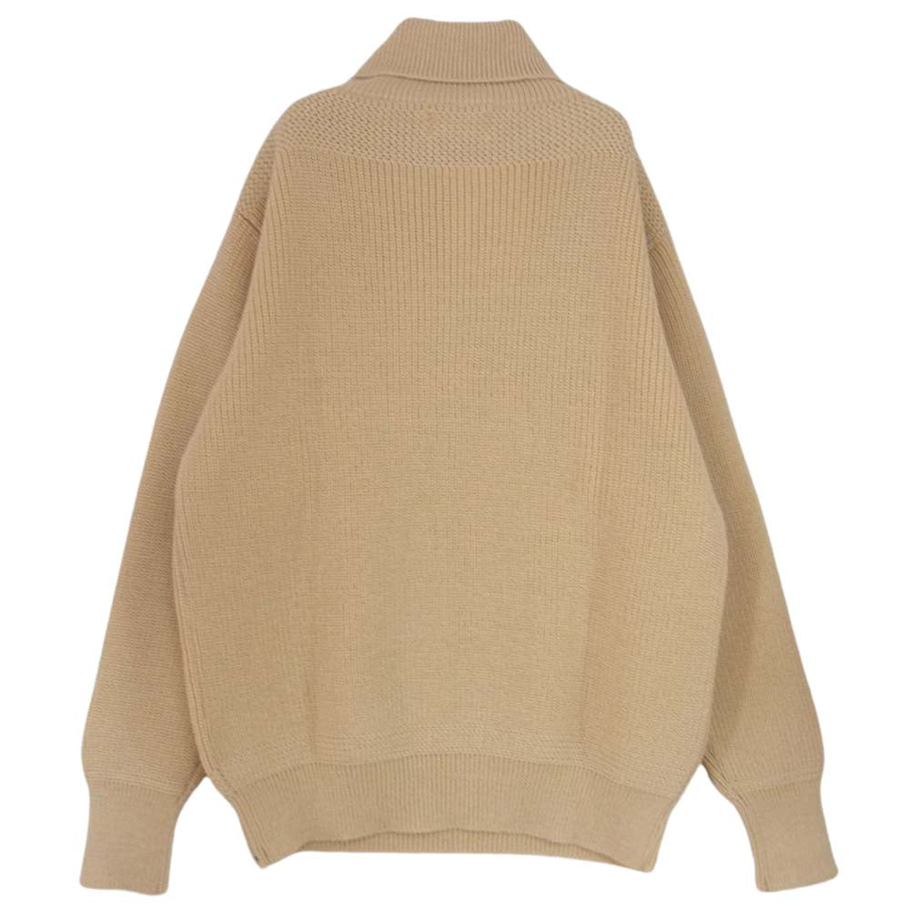 The REAL McCOY'S ザリアルマッコイズ MC22110 FISHERMAN'S TURTLE NECK SWEATER フィッシャーマンズ タートルネック セーター オフホワイト系 M【中古】