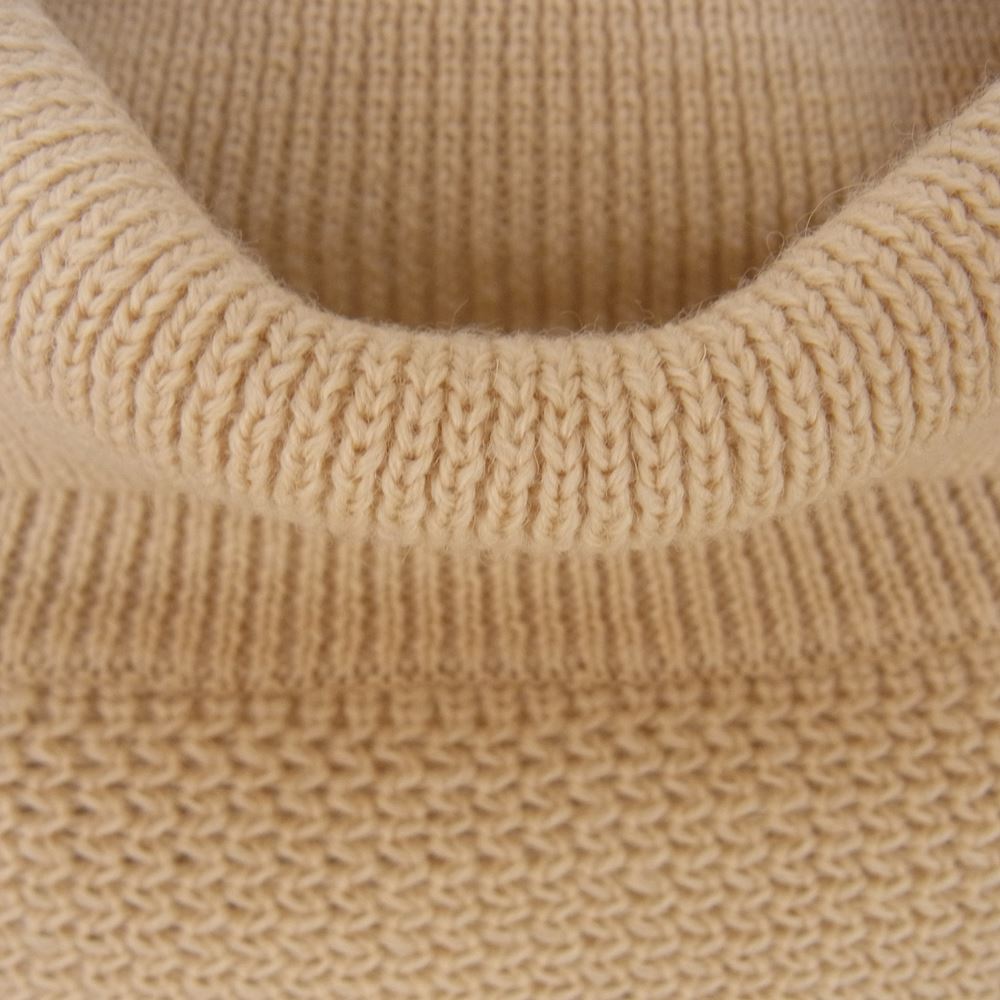 The REAL McCOY'S ザリアルマッコイズ MC22110 FISHERMAN'S TURTLE NECK SWEATER フィッシャーマンズ タートルネック セーター オフホワイト系 M【中古】