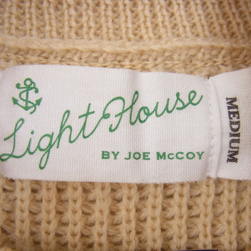 The REAL McCOY'S ザリアルマッコイズ MC22110 FISHERMAN'S TURTLE NECK SWEATER フィッシャーマンズ タートルネック セーター オフホワイト系 M【中古】
