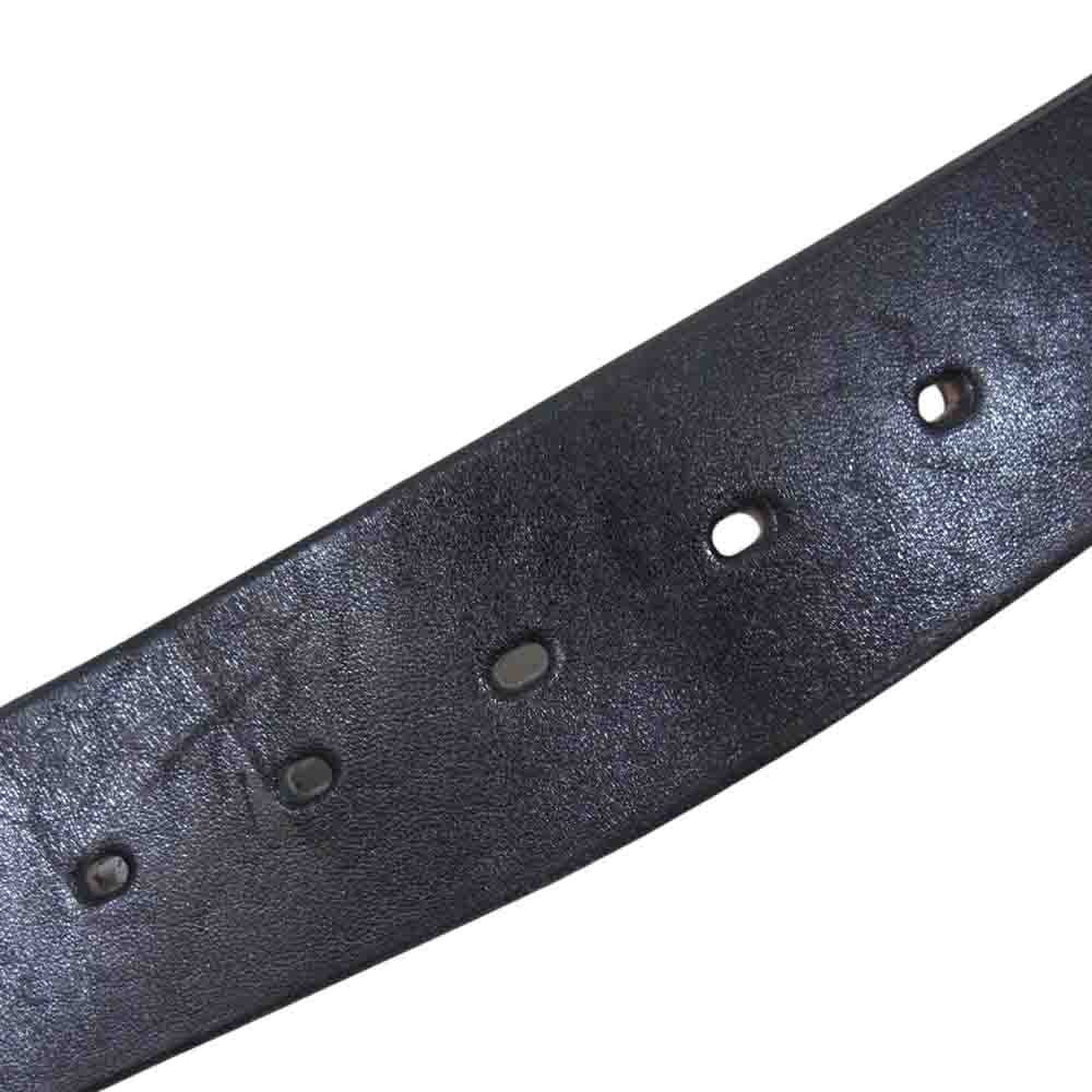The REAL McCOY'S ザリアルマッコイズ BUCO HORSEHIDE BUTTOCK CURVE BELT ブコ ホースハイド バトック ベルト ブラック系 32【中古】
