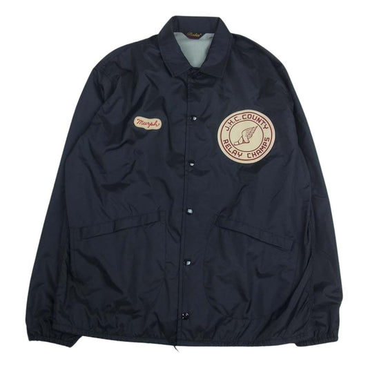 WAREHOUSE ウエアハウス 2170 BODIES MORRIS HILLS COACH JACKET ワッペン コーチ ジャケット ブラック系 XL【中古】