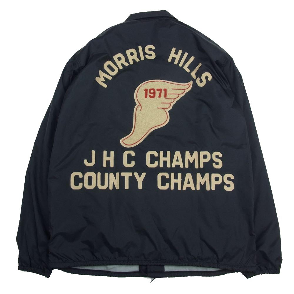 WAREHOUSE ウエアハウス 2170 BODIES MORRIS HILLS COACH JACKET ワッペン コーチ ジャケット ブラック系 XL【中古】