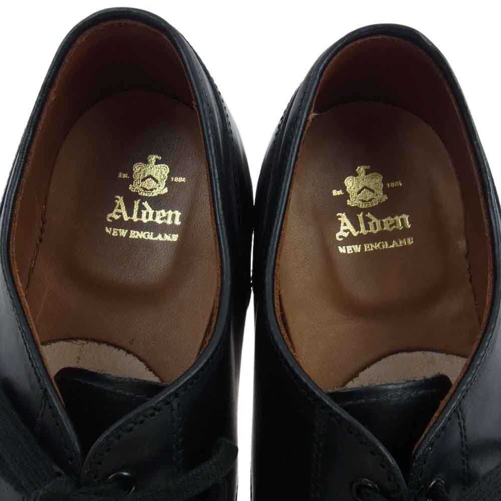 ALDEN オールデン 24971 Tanker Ox Chomexcel タンカー クロムエクセル シューズ ブラック系 10インチ【中古】