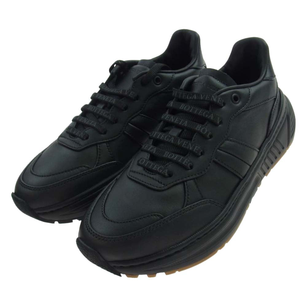 BOTTEGAVENETA ボッテガヴェネタ 584397 VT040 スピードスター ラバーソール スニーカー ブラック系 39.5【極上美品】【中古】