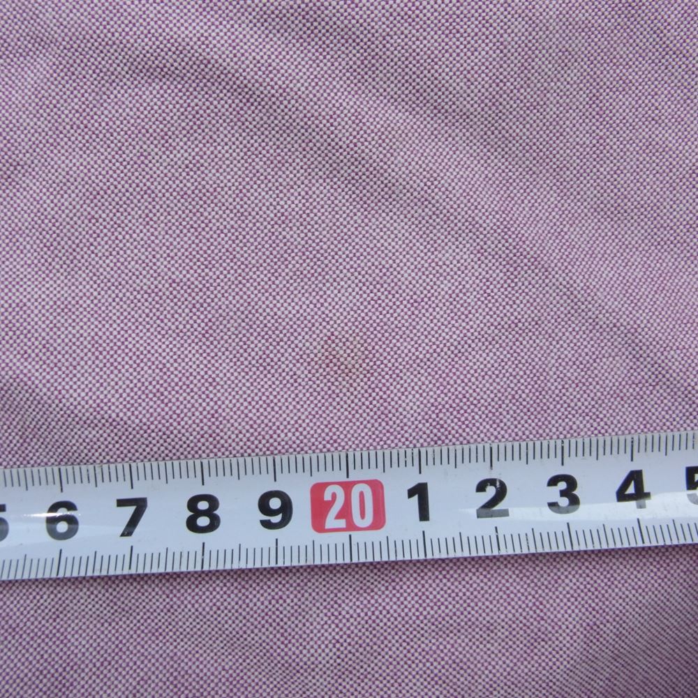 RALPH LAUREN ラルフローレン ボタンダウン シャツ 長袖 刺繍 ピンク パープル系 17-33【中古】