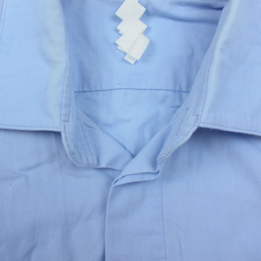 ソウシ オオツキ 19SS S19SSSH01 Kimono Breasted Shirts キモノ ブレステッド シャツ ブルー系 46【中古】