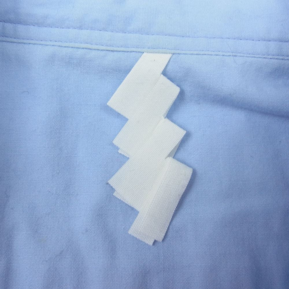 ソウシ オオツキ 19SS S19SSSH01 Kimono Breasted Shirts キモノ ブレステッド シャツ ブルー系 46【中古】