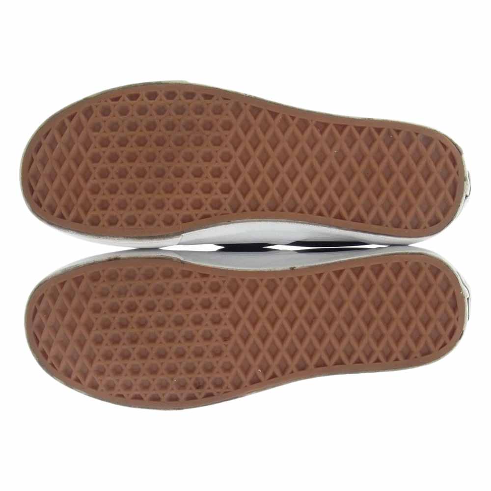 VANS バンズ VN-0XG8DJ6 CLASSIC SLIP-ON Perf Leather クラシック スリッポン スニーカー ブラック系 24.5cm【中古】