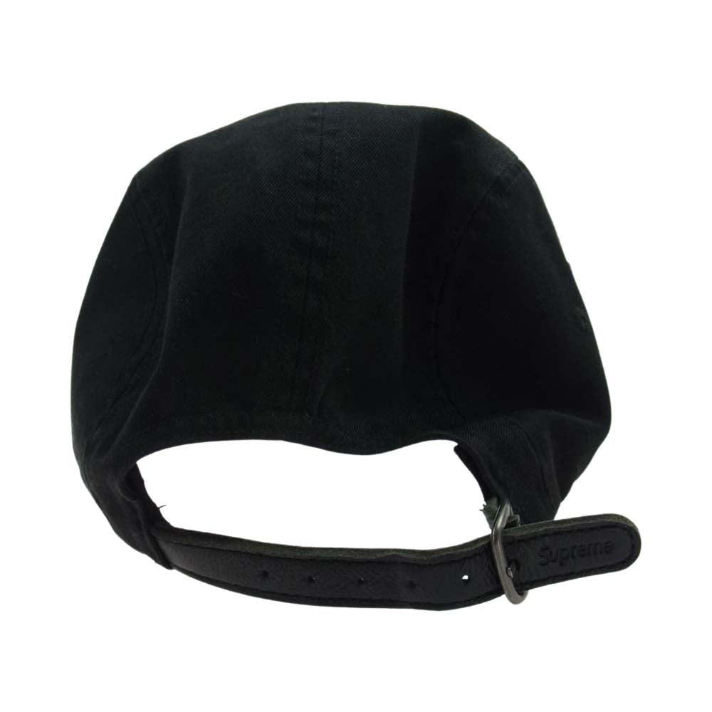 Supreme シュプリーム 21AW Washed Chino Twill Camp Cap ブラック系【中古】