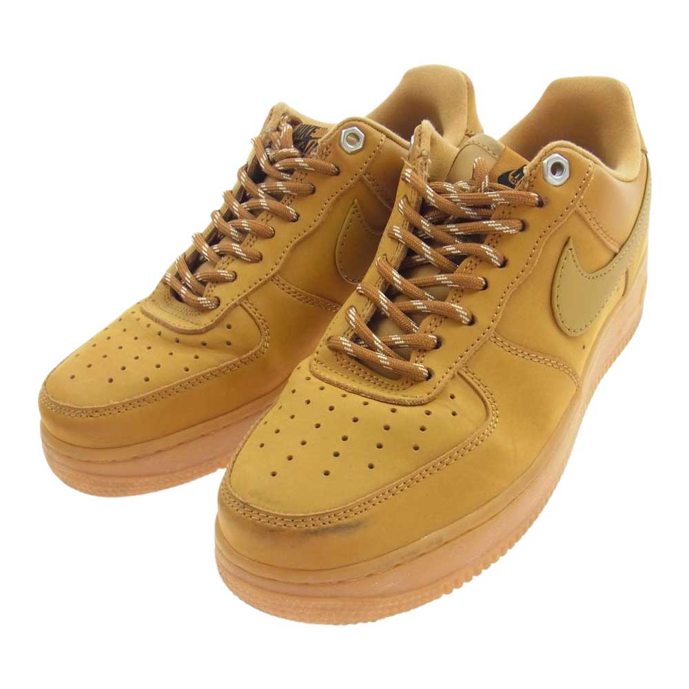 NIKE ナイキ AA4061-200 AIR FORCE 1 07 WB FLAX エアフォース1 フラックス ローカット スニーカー ライトブラウン系 25.5cm【中古】