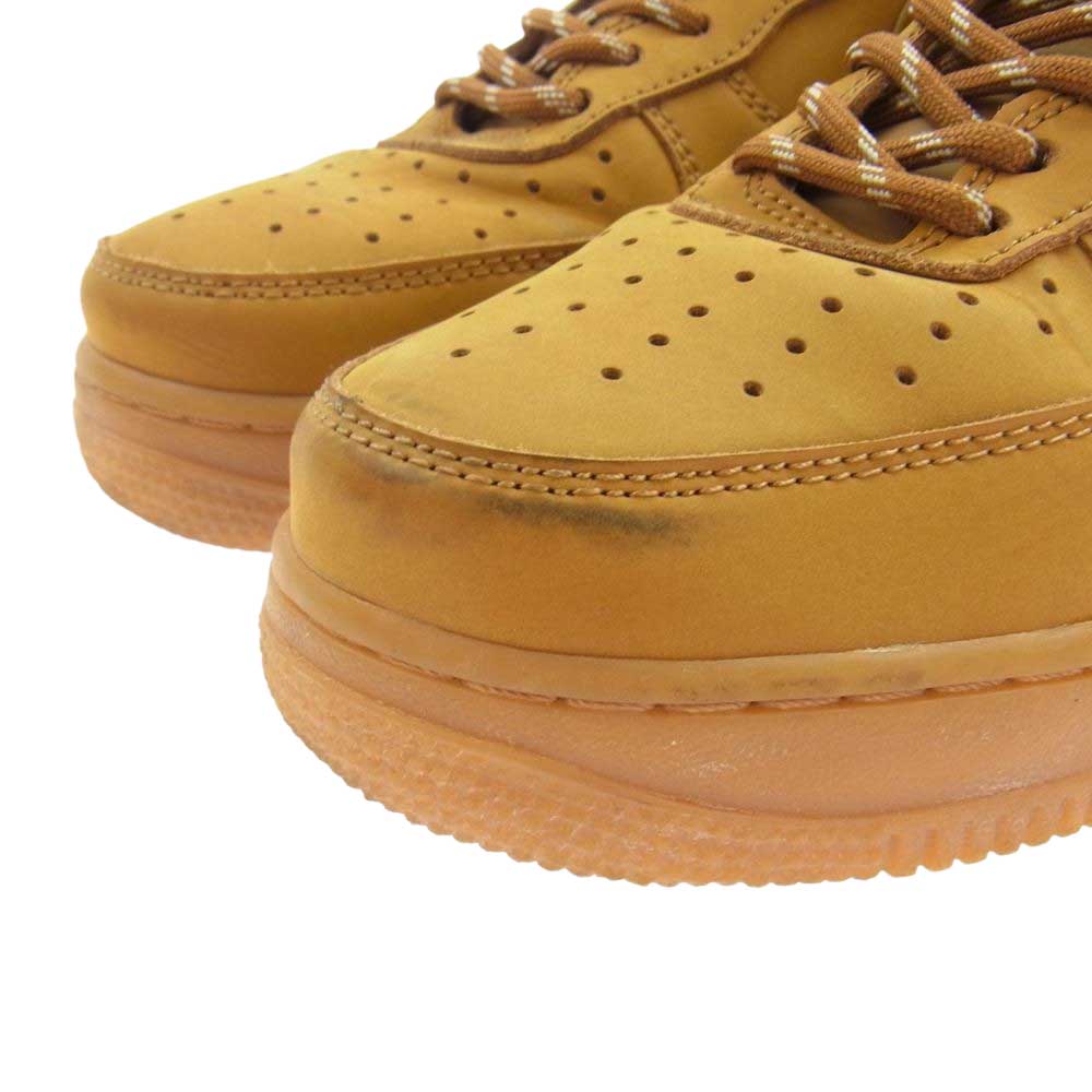 NIKE ナイキ AA4061-200 AIR FORCE 1 07 WB FLAX エアフォース1 フラックス ローカット スニーカー ライトブラウン系 25.5cm【中古】