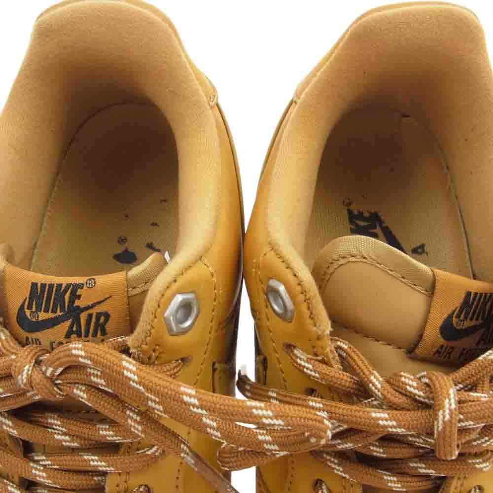 NIKE ナイキ AA4061-200 AIR FORCE 1 07 WB FLAX エアフォース1 フラックス ローカット スニーカー ライトブラウン系 25.5cm【中古】