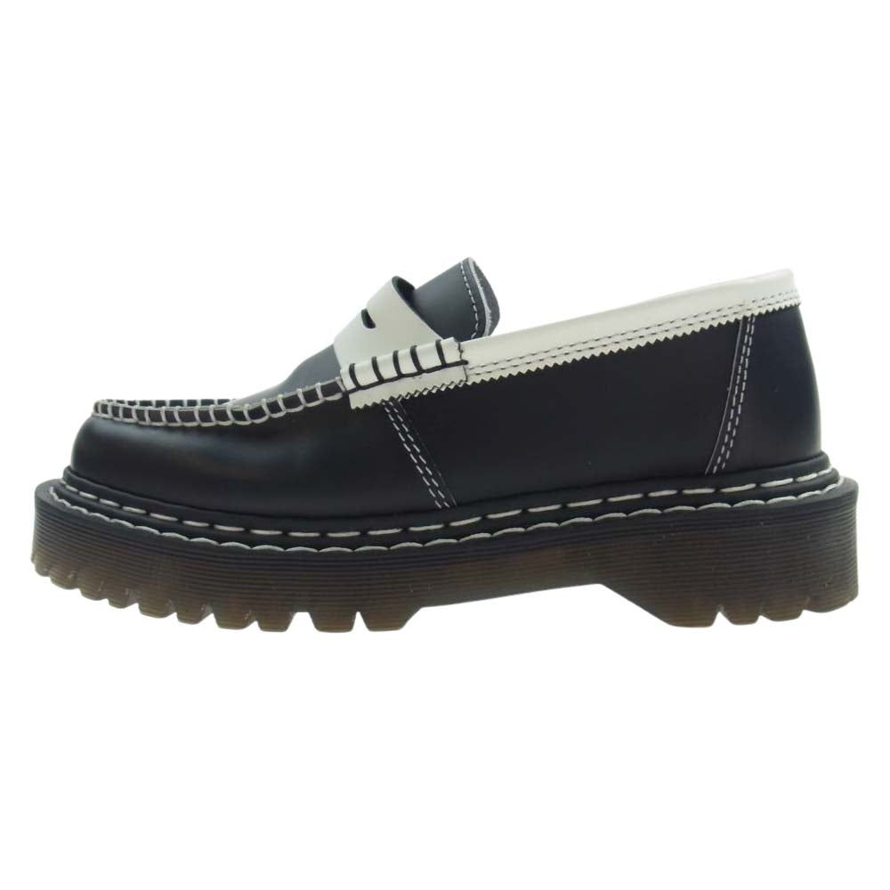 Dr.Martens ドクターマーチン GV03X ローファー シューズ ブラック系 ホワイト系 6UK【美品】【中古】