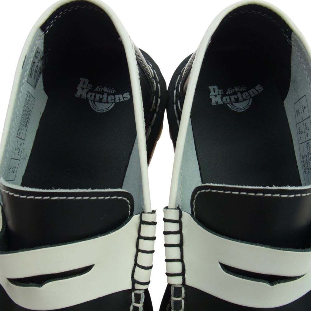 Dr.Martens ドクターマーチン GV03X ローファー シューズ ブラック系 ホワイト系 6UK【美品】【中古】
