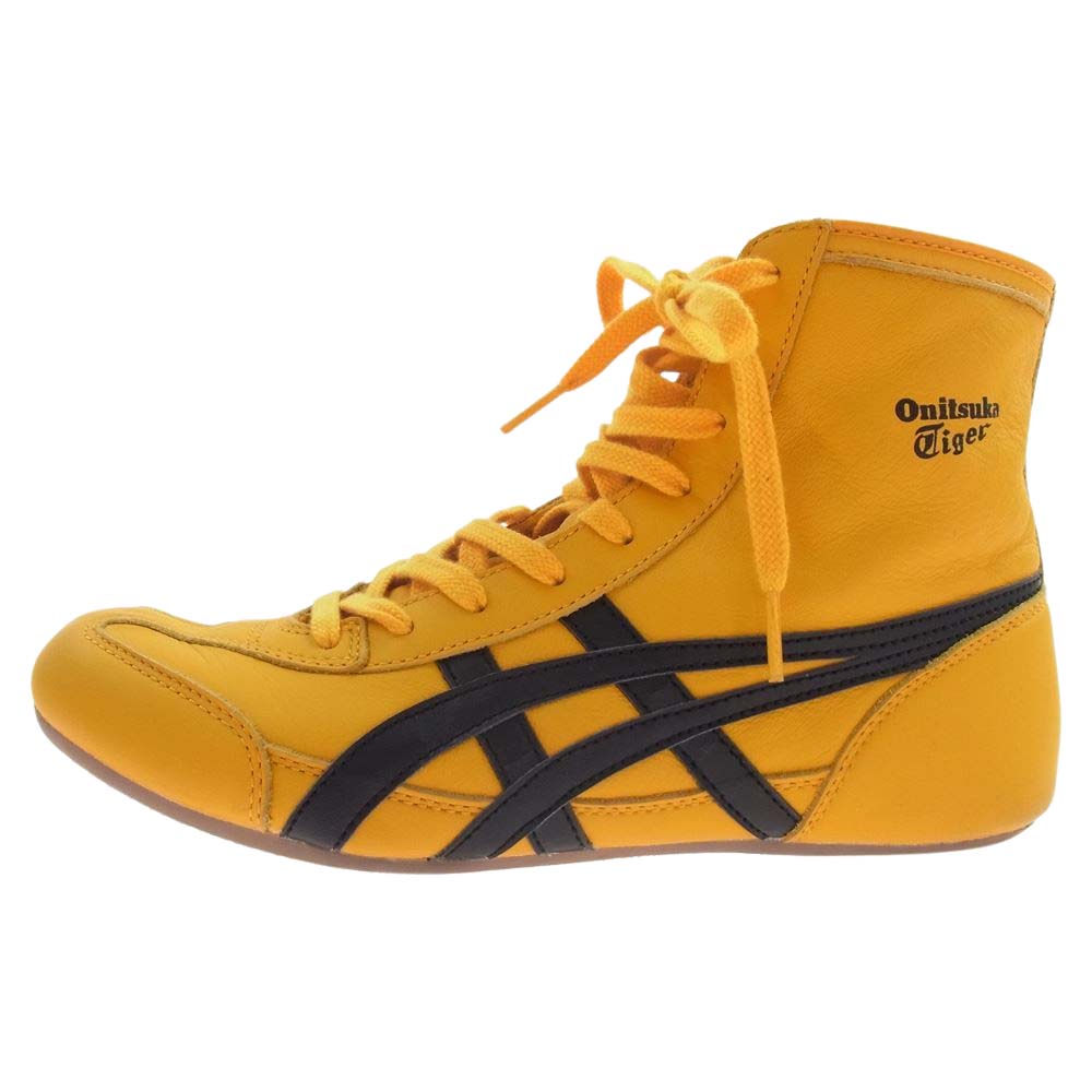 ONITSUKA TIGER オニツカタイガー THL302 WRESTLING 81 LE 世界限定3400足 限定 ハイカット スニーカー イエロー系 25.5cm【中古】
