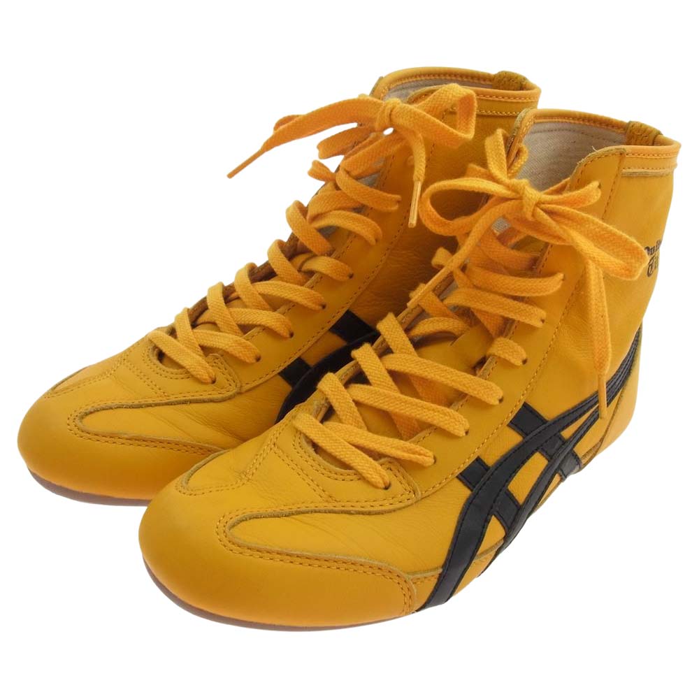 ONITSUKA TIGER オニツカタイガー THL302 WRESTLING 81 LE 世界限定3400足 限定 ハイカット スニーカー イエロー系 25.5cm【中古】