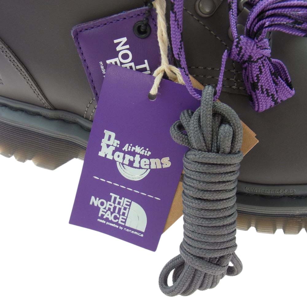 THE NORTH FACE ノースフェイス TNFPL101 PURPLE LABEL パープルレーベル × DR MARTENS TNFPL ドクターマーチン  ダークグレー系 パープル系 7UK【新古品】【未使用】【中古】