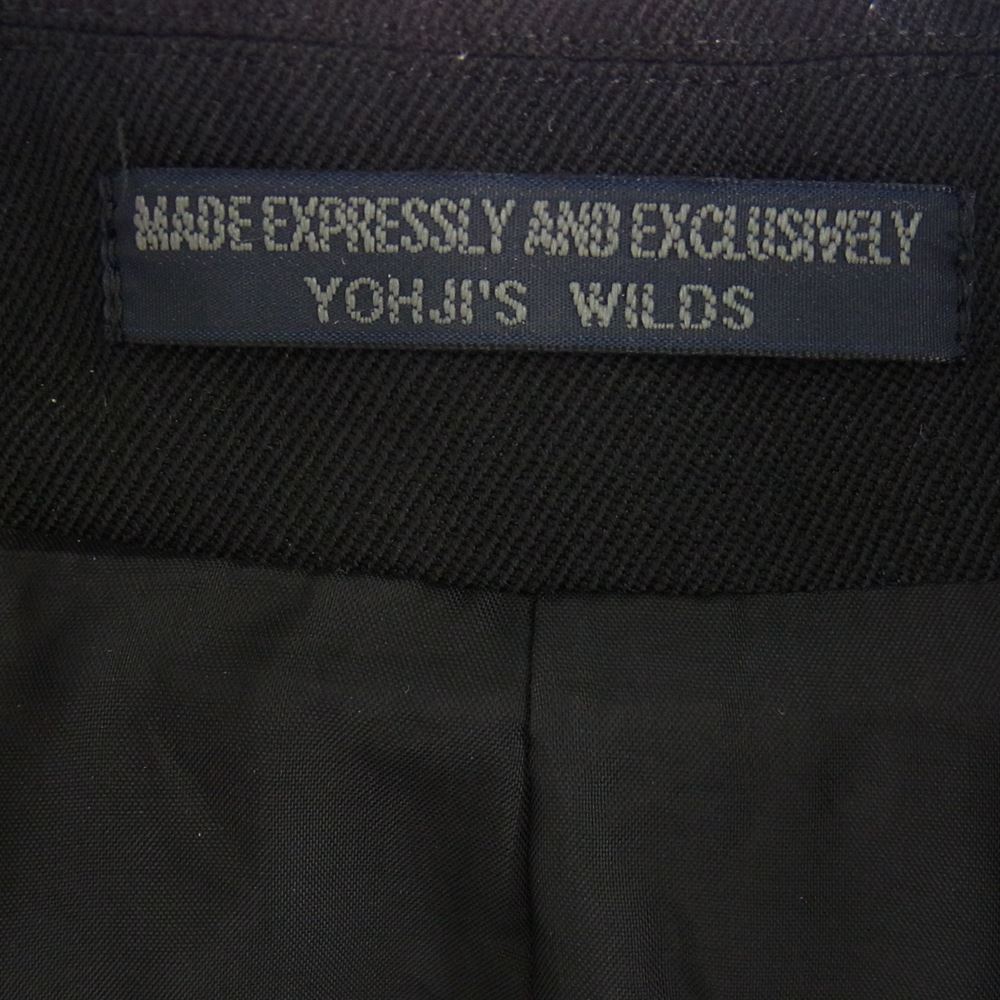 レギュレーション ヨウジヤマモト メン 21AW  HR-C02-141 ARMY GABARDINE 8BUTTON DOUBLE BREASTED COAT アーミーウールギャバジン ダブルブレスト トレンチ コート  ブラック系 2【美品】【中古】