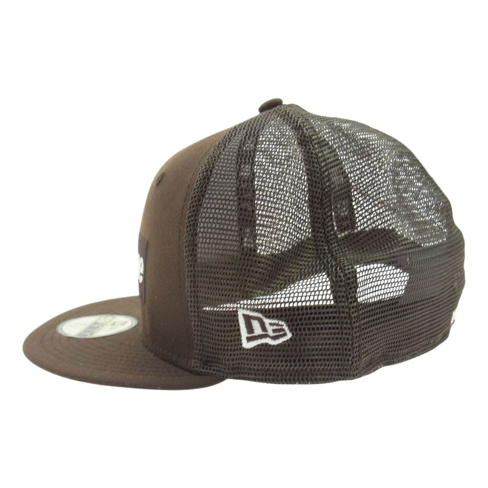 Supreme シュプリーム 22SS Box Logo Mesh Back New Era Cap ボックス ロゴ メッシュ バック ニューエラ キャップ ブラウン系 59.6cm【新古品】【未使用】【中古】