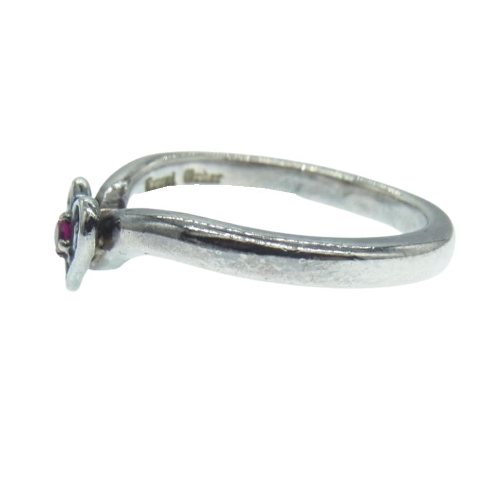 ROYAL ORDER ロイヤルオーダー SR917 HEART RING ハート リング シルバー系 18号【中古】