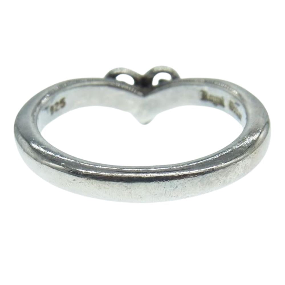 ROYAL ORDER ロイヤルオーダー SR917 HEART RING ハート リング シルバー系 18号【中古】