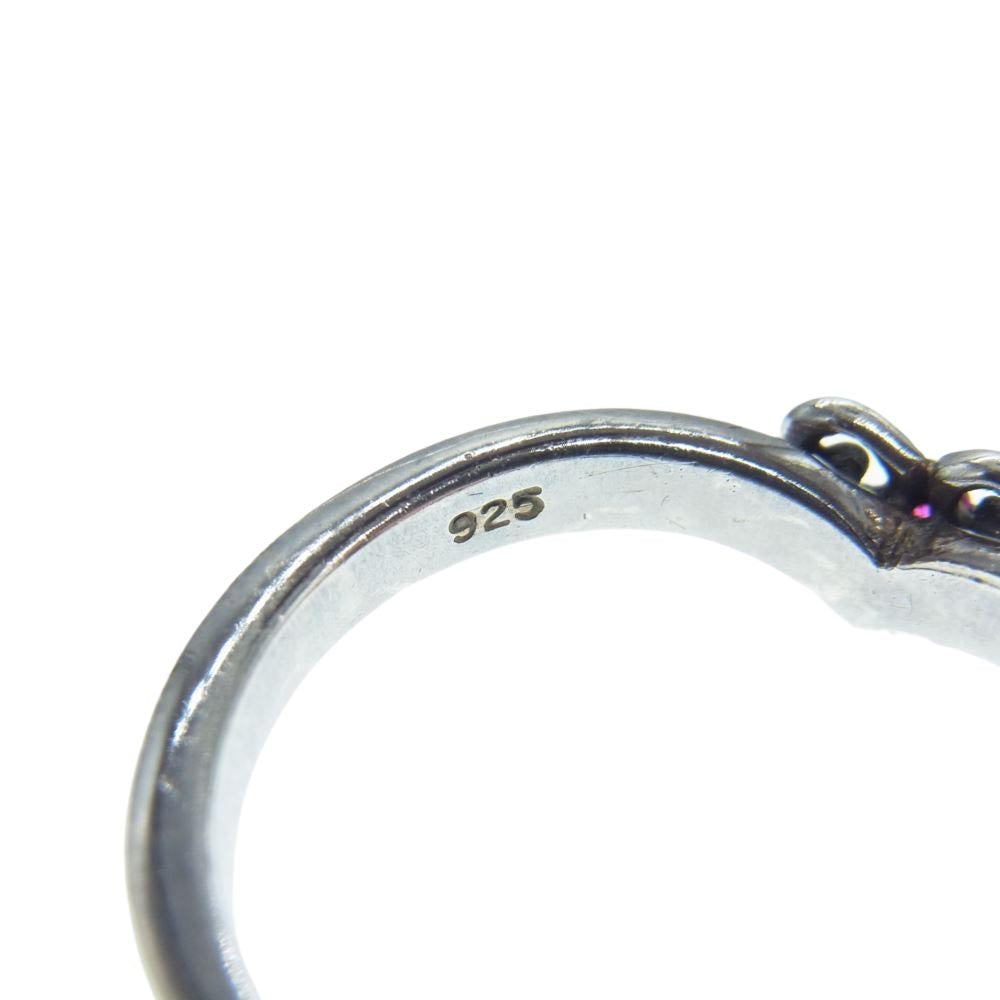 ROYAL ORDER ロイヤルオーダー SR917 HEART RING ハート リング シルバー系 18号【中古】