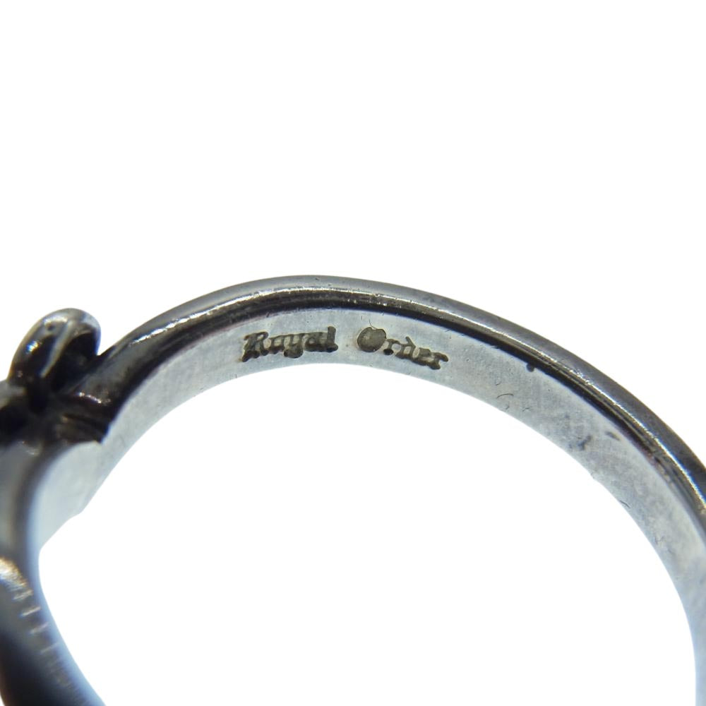 ROYAL ORDER ロイヤルオーダー SR917 HEART RING ハート リング シルバー系 18号【中古】