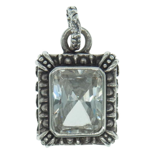 ROYAL ORDER ロイヤルオーダー GOD SQUARE PENDANT ゴッド スクエア ペンダント シルバー系【中古】