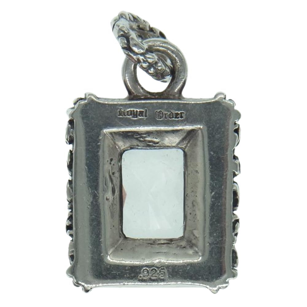 ROYAL ORDER ロイヤルオーダー GOD SQUARE PENDANT ゴッド スクエア ペンダント シルバー系【中古】