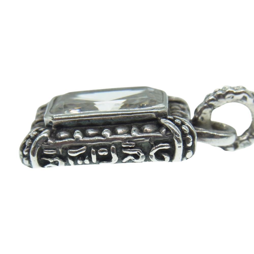 ROYAL ORDER ロイヤルオーダー GOD SQUARE PENDANT ゴッド スクエア ペンダント シルバー系【中古】