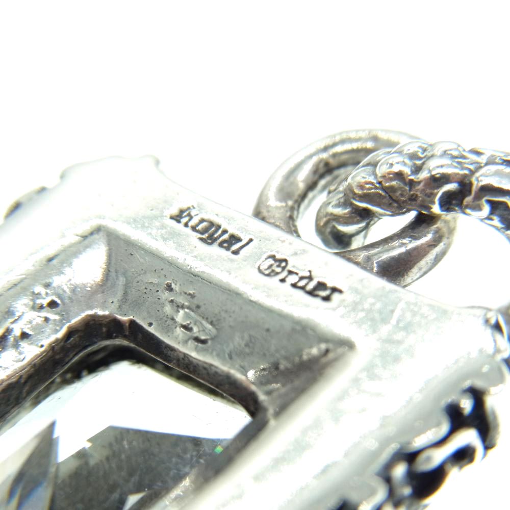 ROYAL ORDER ロイヤルオーダー GOD SQUARE PENDANT ゴッド スクエア ペンダント シルバー系【中古】